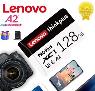 Karta Lenovo microSD 128GB z adapterem +GRATIS!!!