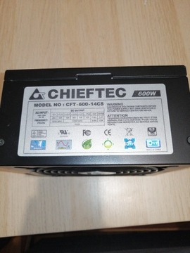 Zasilacz Chieftec  600W CFT-600-14CS