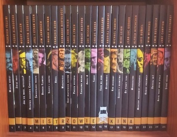 Kolekcja MISTRZOWIE KINA - komplet 25 filmów DVD