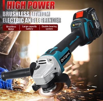 Szlifierka kątowa Drillpro + 1 AKU 18v klon Makita