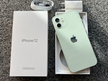 iPhone 12 128GB Green Zielony Bat96% Gwarancja FV