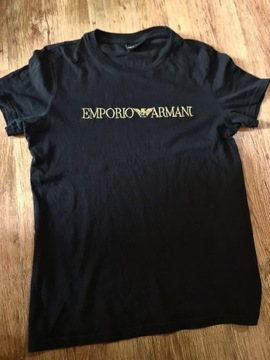 Koszulka Męska Emporio Armani S Haftowane logo