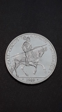 5 ECU, Hiszpania, 1989, SREBRO