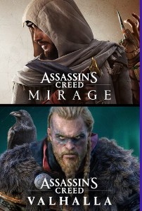 Assassin’s Creed Mirage &  Valhalla xboxone
