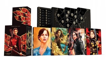 Hunger Games 1-4 Igrzyska Śmierci Steelbook 4K ENG