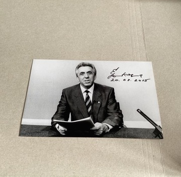 Egon Krenz ostatni przywódca NRD autograf 