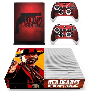 Naklejka Xbox One S Winylowa Red Dead Redemption 2