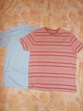 2 T-shirty męs. z USA r.L