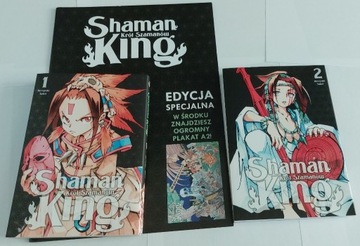 Manga Shaman King Król Szamanów Tomy 1-2 Plakat