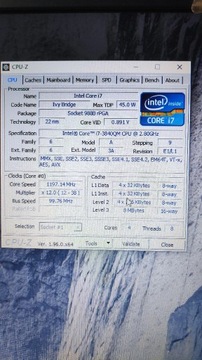 Procesor Intel Core i7-3840QM SR0UT 2,8 - 3,8 GH