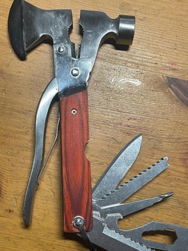 Młotek survival scyzoryk nóż siekierka - Multitool