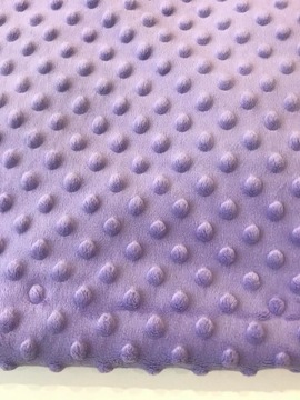 Minky minki  tkanina kolor fiolet poduszki kocyki 
