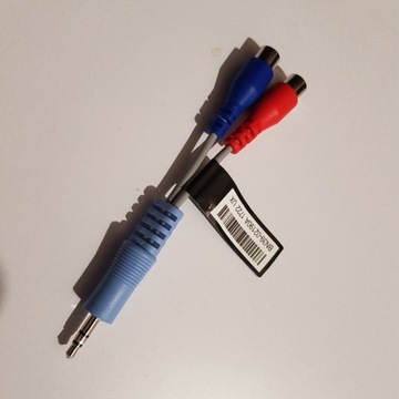 Rozdzielacz audio Samsung 3,5mm jack do 2RCA