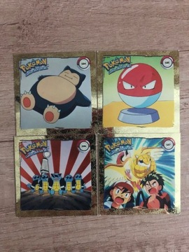 Złote naklejki Pokemon Artbo stickers series 1 