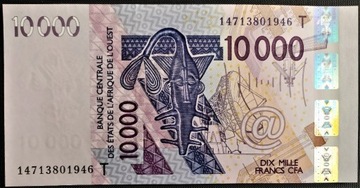 Afryka Zachodnia , Togo , 10000 franków , UNC 