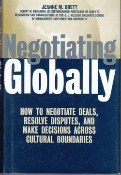 Jeanne Brett Negotiating Globally How to Negotiate