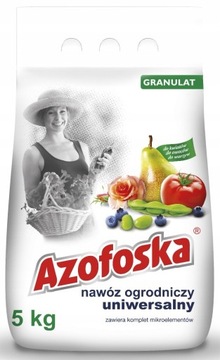 Azofoska granulat nawóz ogrodniczy uniwersalny 5kg