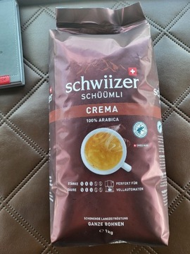 Kawa Schwiizer Schüümli Crema 1kg Szwajcaria 