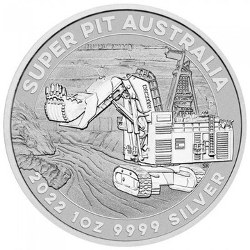 Moneta Super Pit Australia 1 uncja Srebra 2022