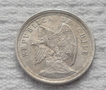 Chile Republika 10 centavo 1923 KM# 163 Rzadkie