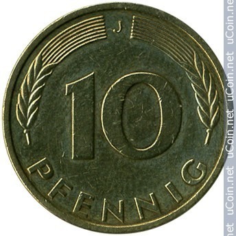 10 Pfennig 1992 Niemcy