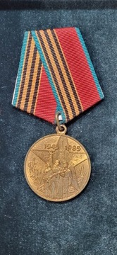 ZSRR 2 Medale 30 i 40 lat zwycięstwa w Wojnie