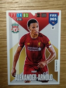 Karta Fifa 365 2020 Panini Alexander-Arnold nr 37