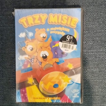 DVD Trzy Misie Największe przygody