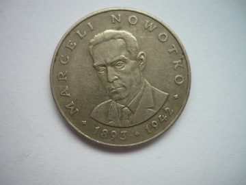 20zł, 1976r. Marceli Nowotko.