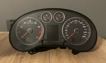 Zegary, licznik Audi A3 8P 2009 rok benzyna 1,4 TFSI