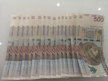 Banknoty 500 zł