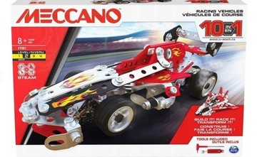 Meccano pojazd wyścigowy building kit +8 lat 21201