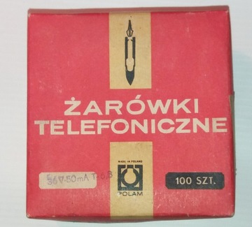 Żarówki telefoniczne 36V 50mA T-6,8 