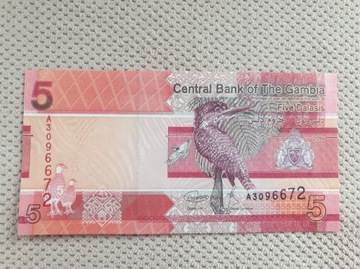 Gambia 5 Dalasi 2019 UNC