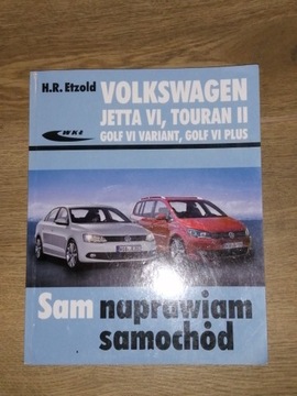 ksiazka jetta VI,touran II,golf VI ,golf plus