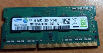 Pamięć RAM DDR3 Samsung 2GB 12800S
