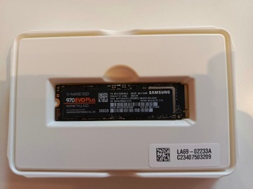 Samsung 970 EVO Plus - M.2 PCI-E x4 Gen3 NVMe (odczyt/zapis 3500/3200 MB/s)