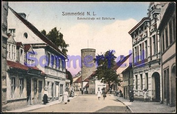 LUBSKO Sommerfeld Bahnhofstrassße  Buttelturm