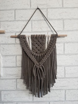 Makrama handmade dekoracja na ścianę boho