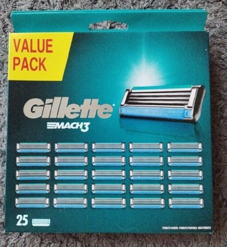 Wkłady Gillette Mach 3 25 szt.