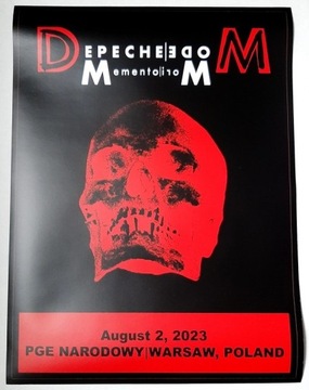 Depeche Mode PGE Narodowy Warszawa 2023 plakat