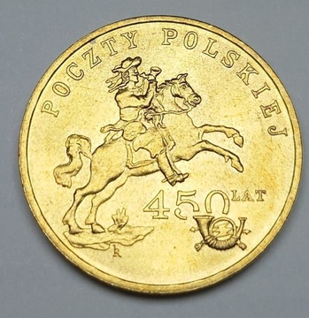 Moneta 2 zł Poczta Polska - 2008 rok