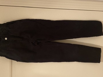 Spodnie jeansy czarne h&m rozmiar 152