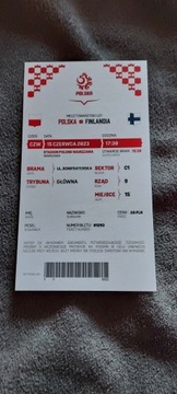 Bilet Kolekcjonerski Polska - Finlandia