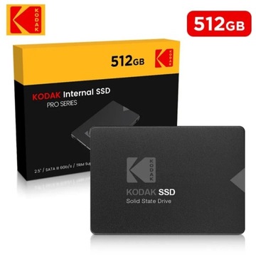 Dysk SSD KODAK PRO 512GB 3D NAND Laptop PC 550Mb/s