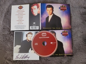 AUTOGRAF Rick Astley Whenever You Need Somebody CD