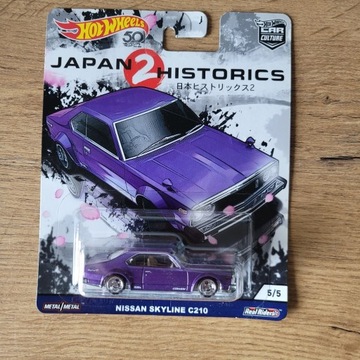 Hot Wheels Nissan Skyline C210 Japan Historics 2