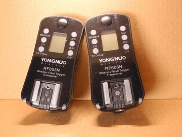 Yongnuo-wyzwalacz radiowy RF605N do Nikona-używany