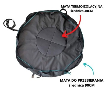 Mata do morsowania,wodoodporna,termoizolacja, 90cm