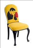 krzesło żółte